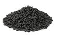 Nigella sativa or Black cumin isolated on white background Royalty Free Stock Photo