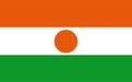 Niger flag vector. Illustration of Niger flag