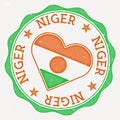 Niger heart flag logo.