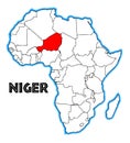 Niger Africa Map