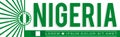 Nigeria Banner design, typographic vector illustration, Nigerian Flag colors