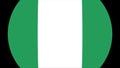 Nigeria Flag Transition 4K