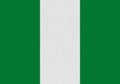 Nigeria paper flag Royalty Free Stock Photo