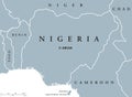 Nigeria political map