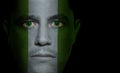 Nigerian Flag - Male Face