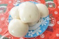 Nigerian ponded yam fufu ready to eat