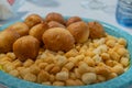 Nigerian Puff Puff and Chin Chin served at a pary