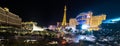 Nigh life and city skyline in las vegas nevada