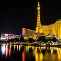 Nigh life and city skyline in las vegas nevada