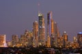 Nigh view of Gold Coast Australia