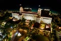 Night aerial photo Breakers Hotel West Palm Beach FL Royalty Free Stock Photo