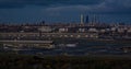 Night at the airport Adolfo Suarez Madrid Barajas