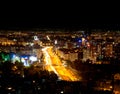 Night Almaty city Royalty Free Stock Photo