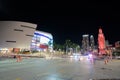 Night American Airlines Arena Downtown Miami photo