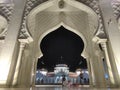 night atmosphere at the Baiturrahman Mosque