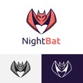 Night Bat Flying Animal Games Fun Logo Symbol Royalty Free Stock Photo