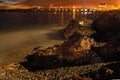 Night Beach Color, El Zapillo, Almeria