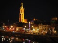 Night beautifull Roermond is old an historically important town, on the lower Roer at the east bank of the Meuse river.