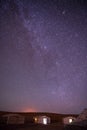 Bereber Camp in the Desert of Sahara, Morroco. Royalty Free Stock Photo