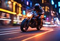 a night bike rider gear racing urban ride city driver leather jacket cycle biker motorcycle motorbike speed helmet clothing style