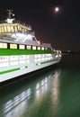 Night boat at Piraeus bort Greece