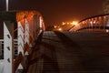 Night bridge Royalty Free Stock Photo