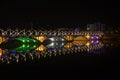 Night bridge Royalty Free Stock Photo