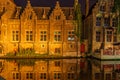 Night Bruges, Belgium