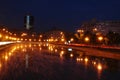 Night on Bucharest Royalty Free Stock Photo