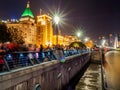 Night on The Bund, Shanghai, China Royalty Free Stock Photo