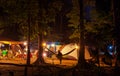Night camping Royalty Free Stock Photo