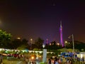 A night Canton Tower view after dinner