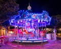 Night Carousel Royalty Free Stock Photo