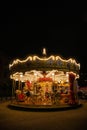 Night carousel Royalty Free Stock Photo