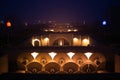 Night Cascade in Yerevan, Armenia. Sights of Yerevan - Cascade Royalty Free Stock Photo