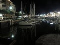 Night in Cervia. Royalty Free Stock Photo