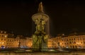 Night in Ceske Budejovice town Royalty Free Stock Photo