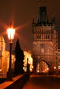 Night Charles bridge