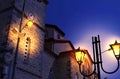 Night church Saint Athanasios Kimi Euboea Greece