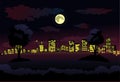 Night city background