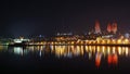 Night in the city of Baku with Flame towers
