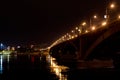 Night City, bridge, lights