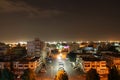 Night city scape of Jeddah city Saudi Arabia.al marwah