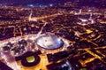 Night city skyline, Verona, Veneto, Italy Royalty Free Stock Photo