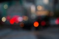 Night city street lights blur. Royalty Free Stock Photo