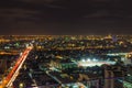 Night Cityscape , Bangkok in Thailand