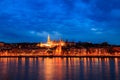 Night cityscape of Budapest, Hungary Royalty Free Stock Photo