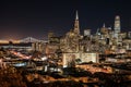 Night cityscape of San Francisco Royalty Free Stock Photo