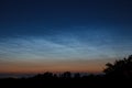 Night clouds or noctilucent