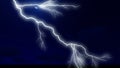 Night cloudscape with strong lightning 3d rendering Royalty Free Stock Photo